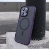 Bare Armour Case for iPhone 14 Pro and 14 Pro Max - Minimalist Slim Shock Proof MagSafe Case for iPhone 14 Pro - Deep Purple