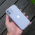 Bare Back Minimlist Shock Resistant Case with a Glass Back for iPhone 11