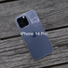 Bare Naked EX Case for iPhone 14 Pro - Thinnest Clear Case for iPhone 14 Pro - Clear - in Hand - with Text