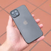 Bare Naked EX for iPhone 13 mini - Thinnest Clear Case for iPhone 13 mini - Onyx in Hand